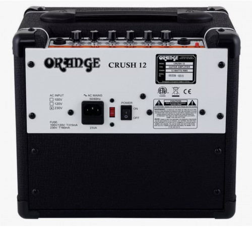 ORANGE CRUSH 12 BK Комбоусилитель для электрогитары